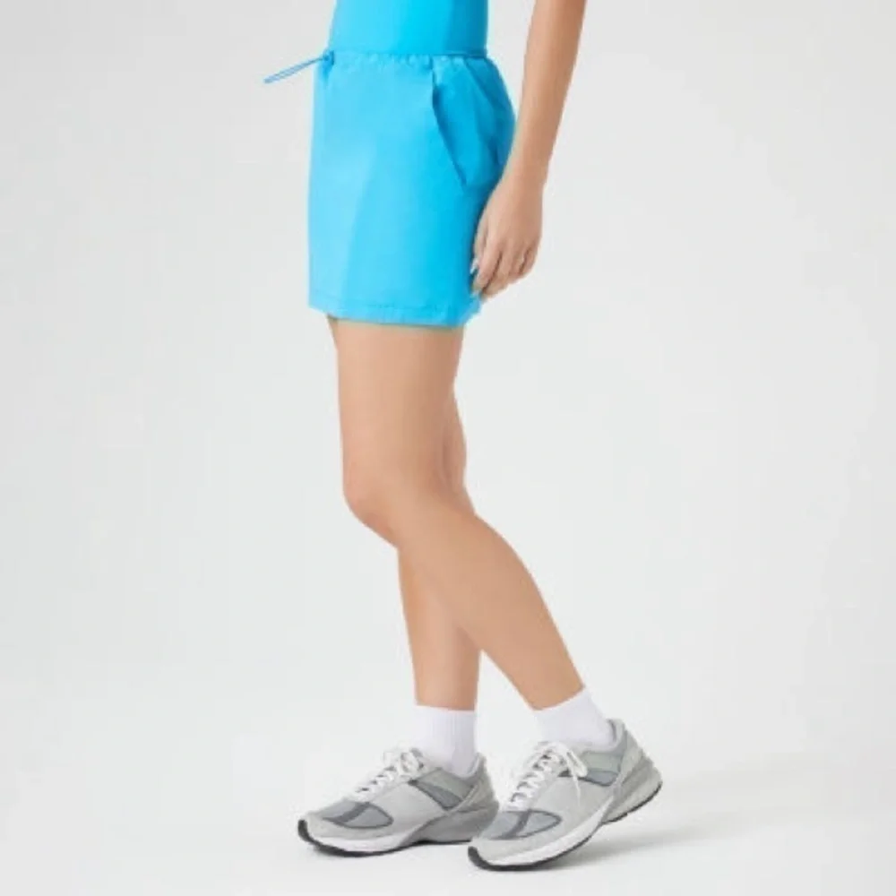 Y2K low rise Colorful active skirt Forever 21 nylon skirt 90s nostalgic block‎